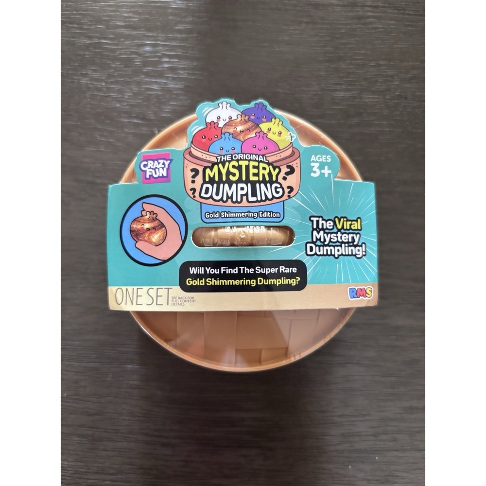 Crazy Fun RMS Mystery Dumpling Gold Shimmering Edition Squishy Viral